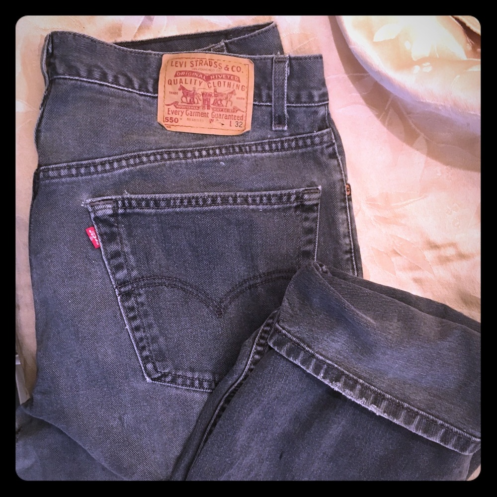 Vintage Grey/Black Levis
